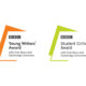 BBC Young Writers' Award and Student Critics' Award logos