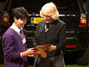 Mukahang Limbu and HRH The Duchess of Cornwall